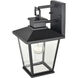 Bellmon 1 Light 13 inch Powder Coated Black Outdoor Wall Sconce